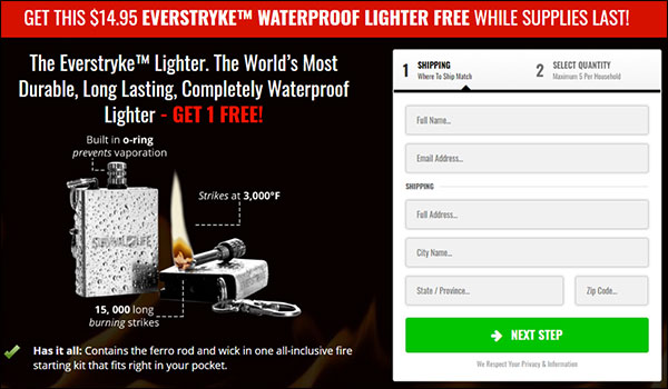 Free lighter tripwire