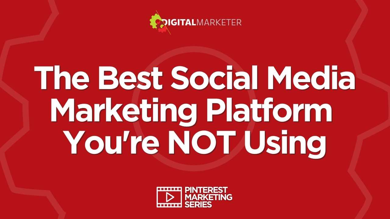 The Best Social Media Marketing Platform You're NOT Using