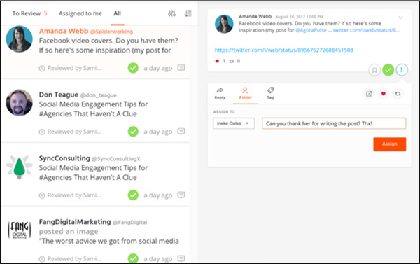 Agorapulse Social Media Marketing tool